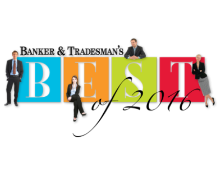 best 2016 Banker & Tradesman's award